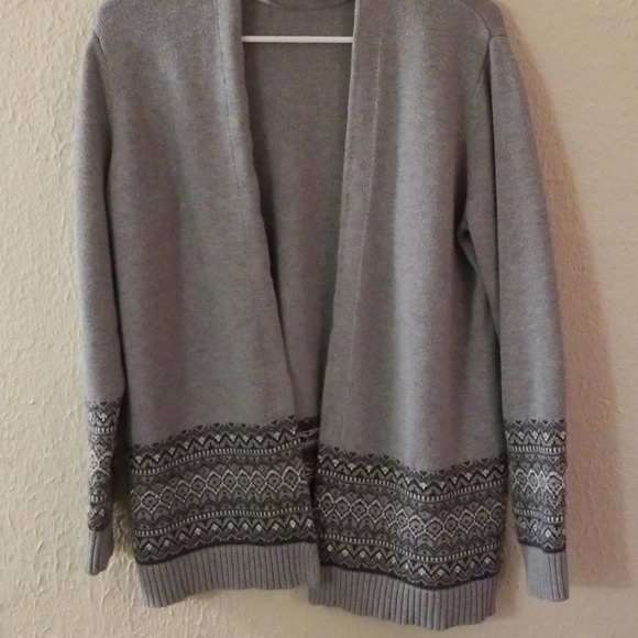 Charter Club Sweaters - Grey cardigan